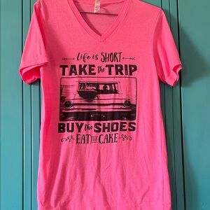 Pink Graphic T-Shirt